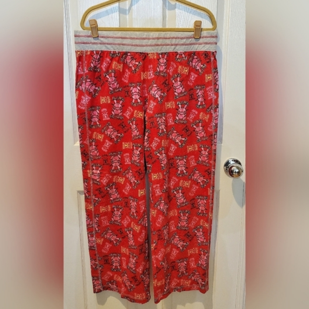 NWT New It's Happy Bunny Jim Benton Please Go Away Pajama Bottoms Women Size 2XL